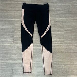 Alo Yoga Black and Pink Leggings